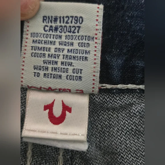 True Religion Y2K Grail Dark Wash Low Rise Denim Capri Pants Size 27 - Picture 8 of 13